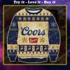 The coors banquet beer ugly christmas sweater 1