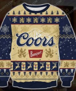 The coors banquet beer ugly christmas sweater