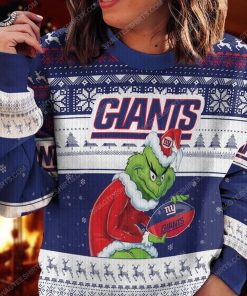 The grinch new york giants ugly christmas sweater