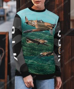 The supermarine spitfire and hawker hurricane ugly christmas sweater