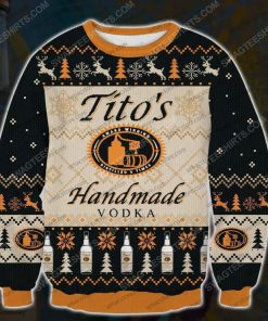 Tito’s handmade vodka ugly christmas sweater
