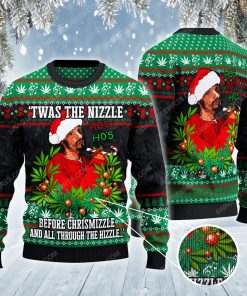 Twas the nizzle before chrismizzle ugly christmas sweater
