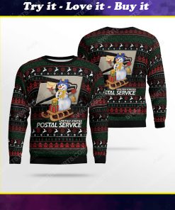 United states postal service ugly christmas sweater