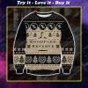Woodford reserve bourbon whiskey ugly christmas sweater 1