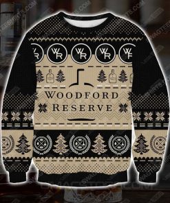 Woodford reserve bourbon whiskey ugly christmas sweater