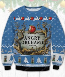 Angry orchard hard cider ugly christmas sweater 1