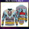Ant-man marvel comics all over print ugly christmas sweater
