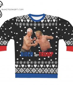 Biden Vs Trump Battle For The Soul Of The Nation Ugly Christmas Sweater