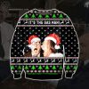 Bottom Richie And Eddie It's The Gas Man Ugly Christmas Sweater