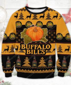 Buffalo bill's pumpkin ale ugly christmas sweater