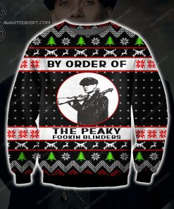 By Order Of The Peaky Blinders Full Print Ugly Christmas Sweater