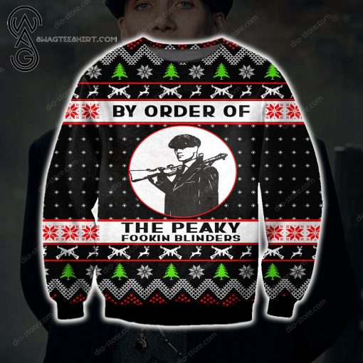 By Order Of The Peaky Blinders Full Print Ugly Christmas Sweater