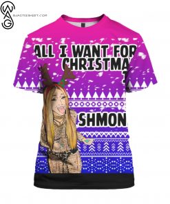 Cardi B All I Want For Christmas Is Shmoney Full Print Tshirt
