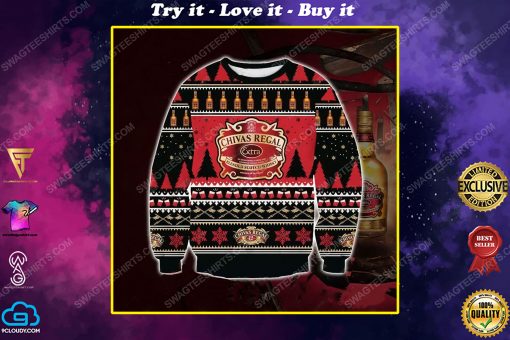 Chivas regal extra blended scotch whisky ugly christmas sweater