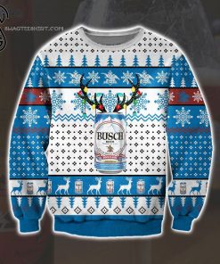 Christmas Light Busch Beer Full Print Ugly Christmas Sweater