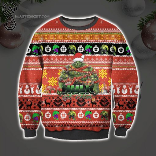 Christmas Light Hulk Full Print Ugly Christmas Sweater