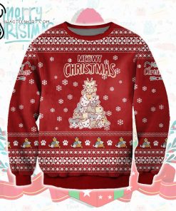 Christmas Tree Cat Full Print Ugly Christmas Sweater