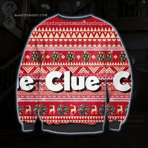 Clue Movie Full Print Ugly Christmas Sweater