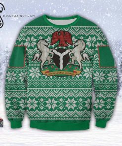 Coat Of Arms Of Nigeria Full Print Ugly Christmas Sweater