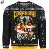 Cobra Kai Strike First Strike Fast No Mercy Full Print Ugly Christmas Sweater