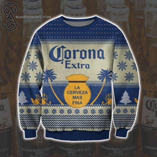 Corona Extra Beer Full Print Ugly Christmas Sweater