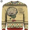 Cotton Headed Ninny Muggins Full Print Ugly Christmas Sweater