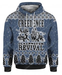 Creedence clearwater revival rock band all over print ugly christmas sweater