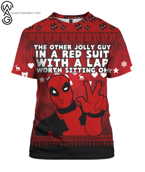 Deadpool The Other Jolly Guy In A Red Suit Full Print Tshirt