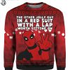 Deadpool The Other Jolly Guy In A Red Suit Full Print Ugly Christmas Sweater