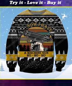 Die hard now i have a machine gun ho-ho-ho ugly christmas sweater
