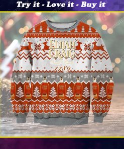Elijah craig small batch 1789 ugly christmas sweater