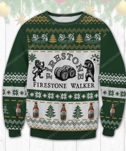 Firestone walker brewing company ugly christmas sweater 1
