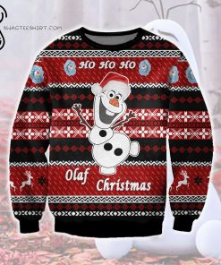 Frozen Olaf Ho Ho Ho Full Print Ugly Christmas Sweater