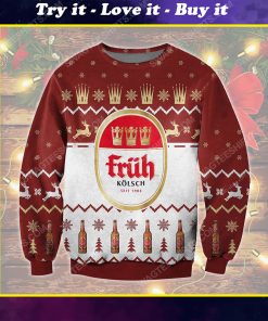 Fruh kolsch brewing ugly christmas sweater