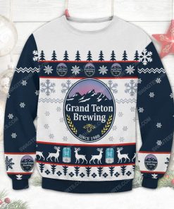 Grand teton brewing since 1988 ugly christmas sweater