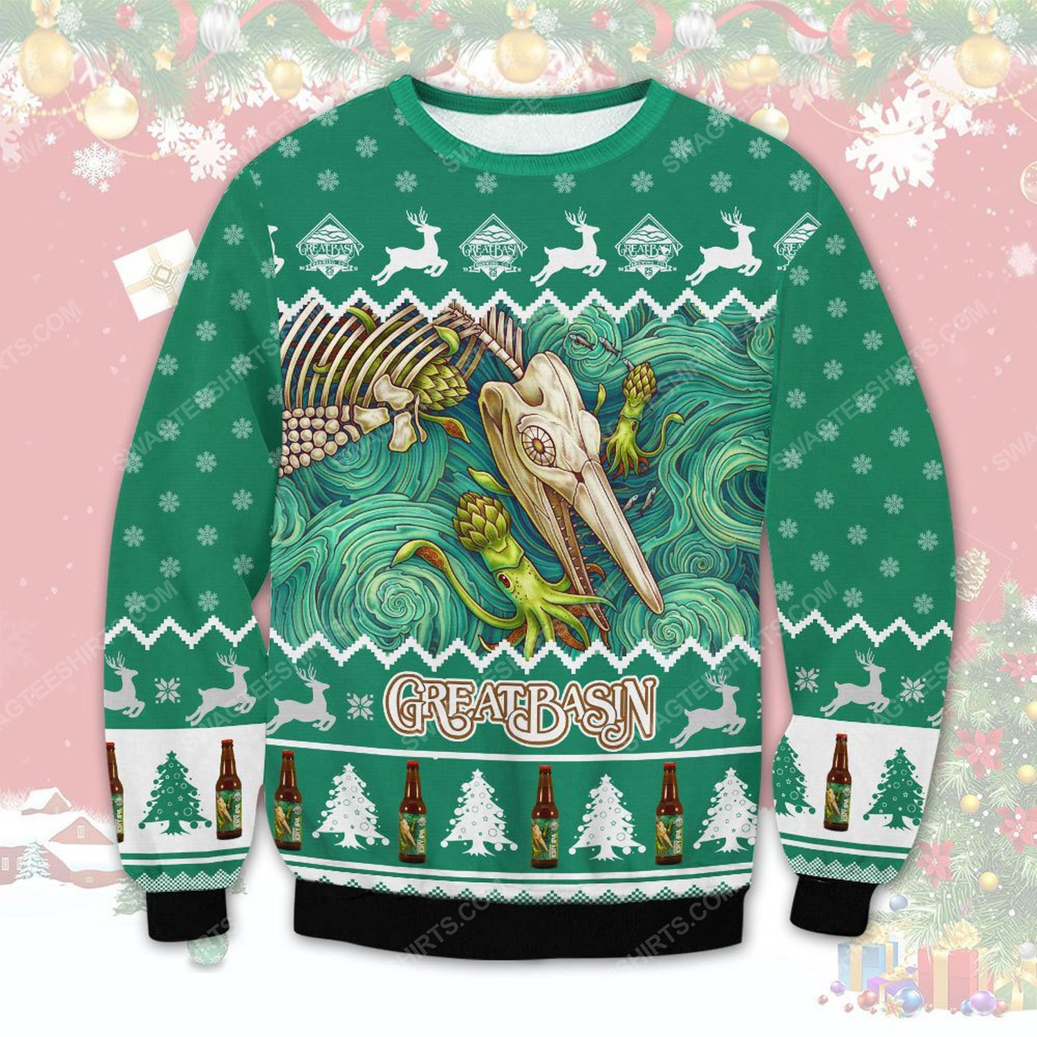Great basin brewing company ugly christmas sweater