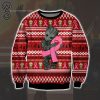 Groot And Breast Cancer Full Print Ugly Christmas Sweater