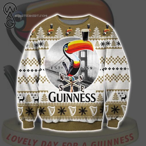 Guinness The 1759 Full Print Ugly Christmas Sweater