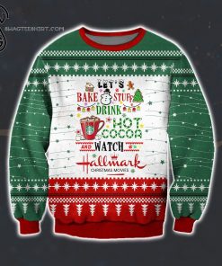 Hallmark Christmas Movies Full Print Ugly Christmas Sweater
