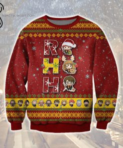 Harry Potter Ho Ho Ho Full Print Ugly Christmas Sweater