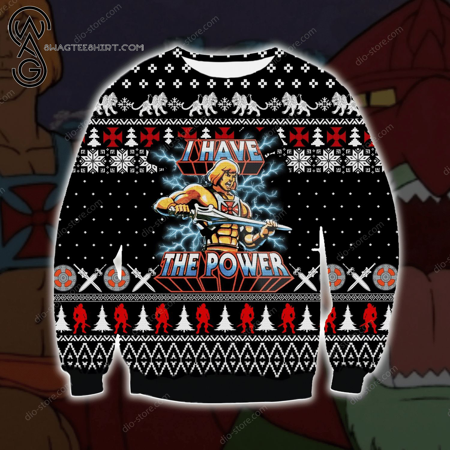 He-Man I Have The Power Full Print Ugly Christmas Sweater