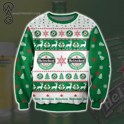 Heineken Beer Knitting Pattern Ugly Christmas Sweater