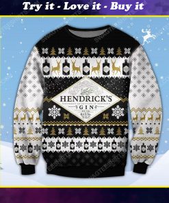 Hendrick's gin ugly christmas sweater