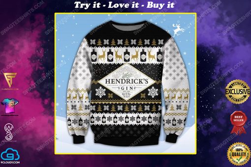 Hendrick's gin ugly christmas sweater