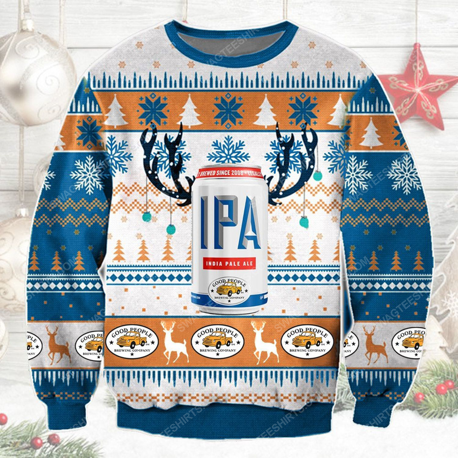IPA good people brewing ugly christmas sweater