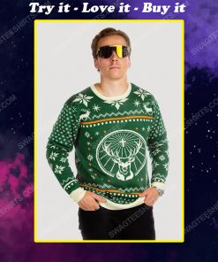 Jagermeister all over print ugly christmas sweater