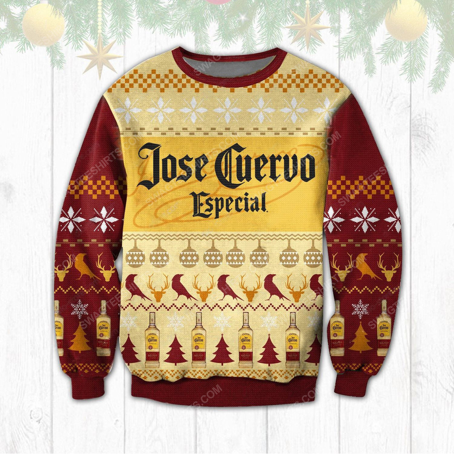 Jose cuervo especial ugly christmas sweater