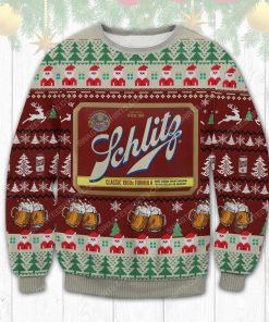 Joseph schlitz brewing ugly christmas sweater