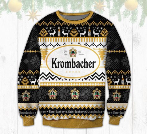 Krombacher beer ugly christmas sweater