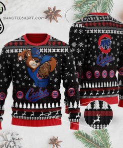 Major League Baseball Chicago Cubs Full Print Ugly Christmas Sweater